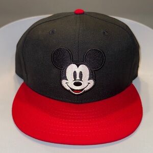 New Era Mickey Mouse Black 59Fifty Fitted Hat